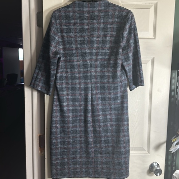 Connected Apparel Plaid Dress Size 16 - Picture 8 of 10